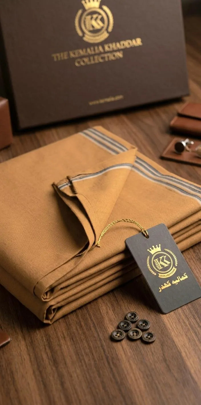 Men’s Unstitched Khaddar Plain Suit