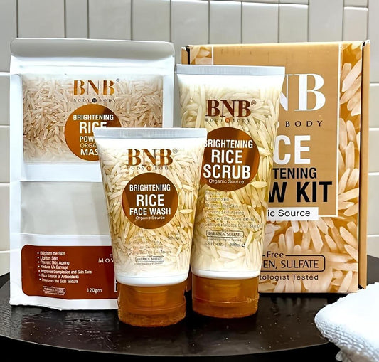 Rice Extract Brightening Glow Kit for All Skin Types