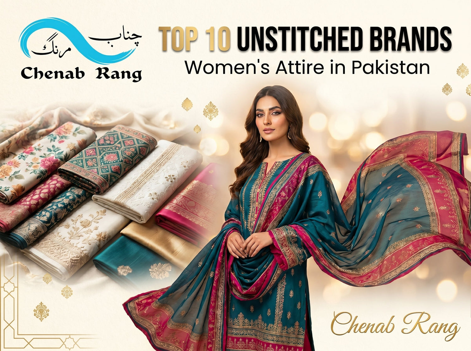 Top 10 Unstitched Brands for Women's Attire in Pakistan