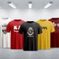 Men Printed T-Shirts Pack of 5 Multicolor Polyester