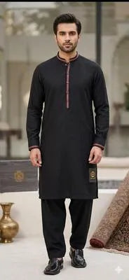 Men’s Unstitched Khaddar Plain Suit