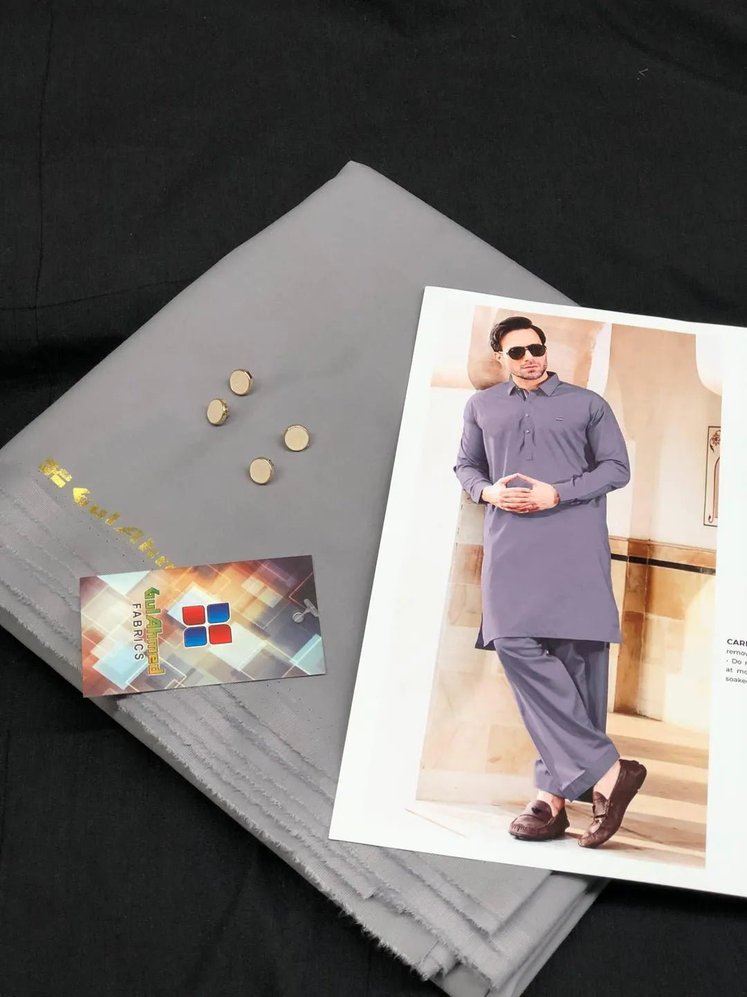 Men’s Unstitched Wash And Wear Plain Suit