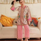 2 Pcs Girl's Arabic Lawn Printed Stitched Suit