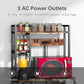 5 Layer Kitchen Storage Rack Brown Iron 80cm