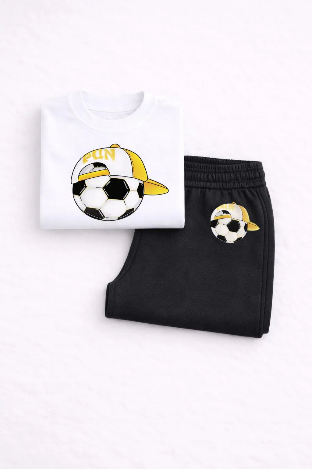 Boy's Printed Polyester Tracksuit White 1-12Yrs
