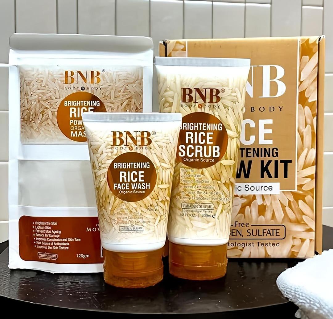 Rice Extract Brightening Glow Kit for All Skin Types