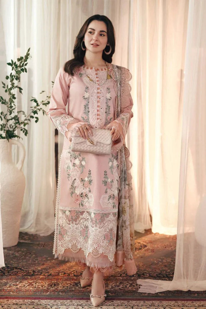 JADE 3 Pcs Unstitched Chikankari Embroidered Suit