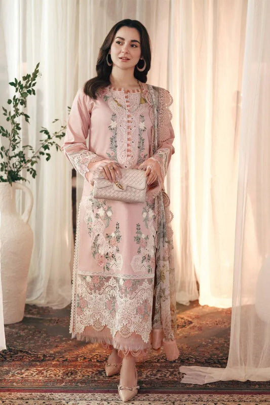 JADE 3 Pcs Unstitched Chikankari Embroidered Suit