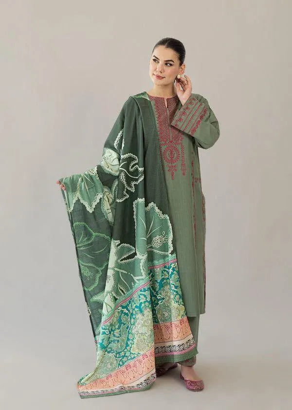 MOST HIT MIX DESIGNS 3 Pcs Unstitched Embroidered Suit
