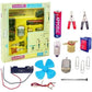Kids Electric Circuit Kit with Light Bulb & Fan