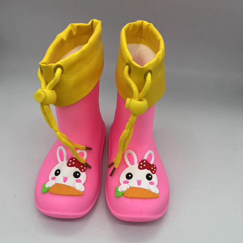 Sky Blue Cartoon Puppy Rain Boots for Kids
