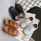 Kids Leather Shoes White Black Brown Lace Up Spring 2024