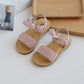 Girls Princess Bow Sandals Black Summer Wear